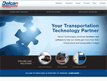 Tablet Screenshot of delcantechnologies.com